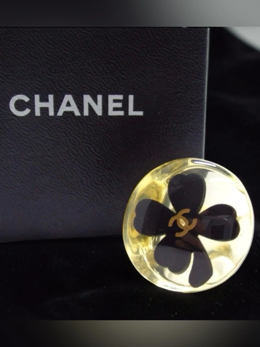 CHANEL Coco Mark Plastic Ring 😍❤️ - Picture 14 of 14